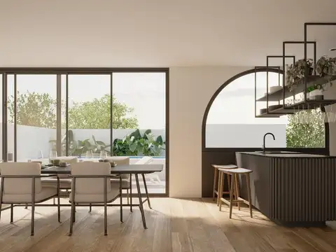 casa de pasillo reciclada tres dormitorios patio terraza quincho pileta pichincha rosario