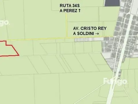 Sobre Prolongación de Av. Cristo Rey, a 2.700m de R14 Hacia el Oeste.