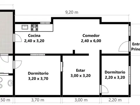 General Gelly y Obes 1200