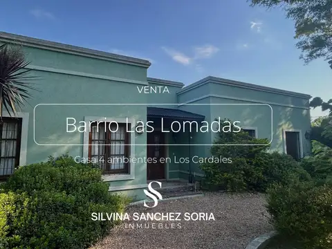 VENTA CASA 4 AMBIENTES EN BARRIO SEMI CERRADO LAS LOMADAS, LOS CARDALES