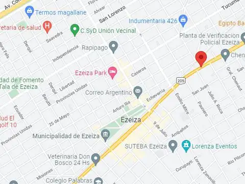 Av. Néstor Kirchner al 800