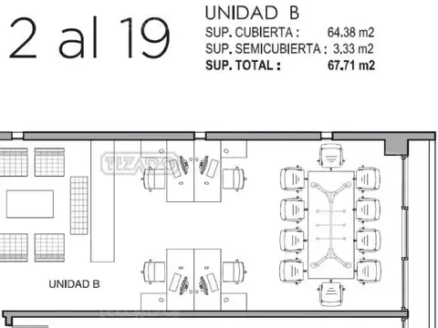 Oficina en Venta en Olivos, USD 232.000