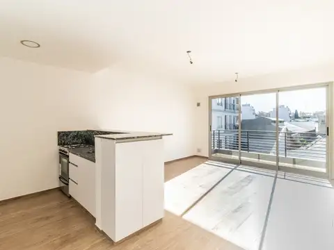 Departamento de 2 Ambientes con Balcón  a Estrenar. Villa Gral. Mitre.