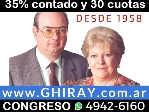 2 amb. Congreso, Pichincha y Venezuela. Frente con balcon