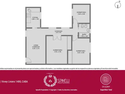 Departamento en Venta al Oeste