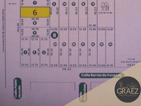 Terreno en Venta 38  mts Fondo