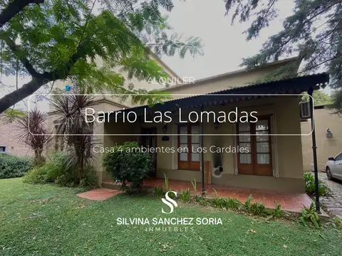ALQUILER CASA 4 AMBIENTES LAS LOMADAS, LOS CARDALES