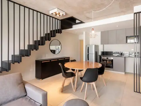 Departamento 2 ambientes en duplex en Palermo totalmente amueblado.