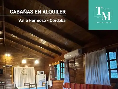 Cabañas en alquiler temporal - Para 2/4 personas