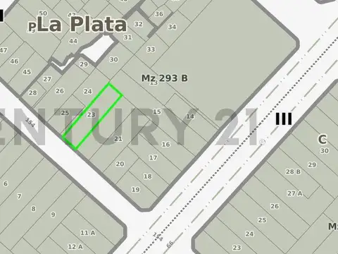 LOTE EN VENTA | CALLE 154 E/ 65 Y 66 | LOS HORNOS - LA PLATA