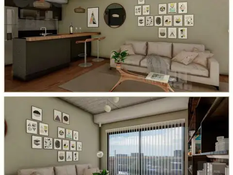 Departamento en Venta de 1 dormitorio