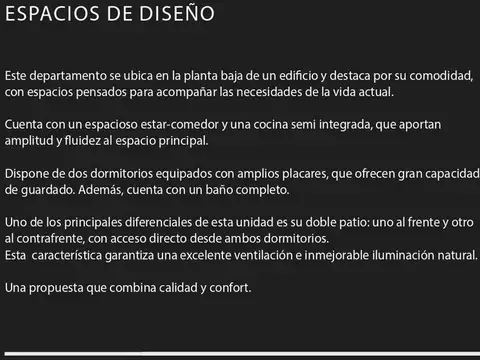 Departamento 3 ambientes con 1 baño