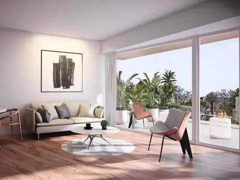 Departamento 2 ambientes con 1 baño