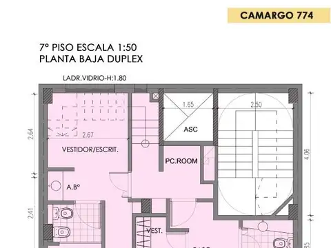 Camargo 700 , Piso 7 y 8