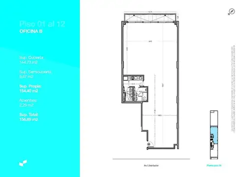 Oficina - Edificio Corporativo - Belgrano