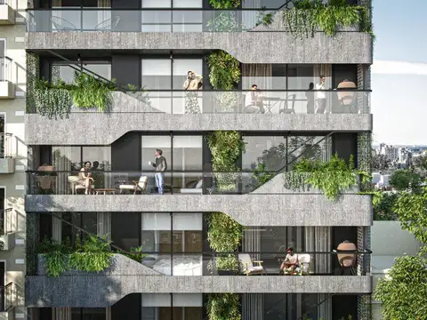 Venta departamento de 2 dormitorios con balcón amplio y amenities en barrio Abasto