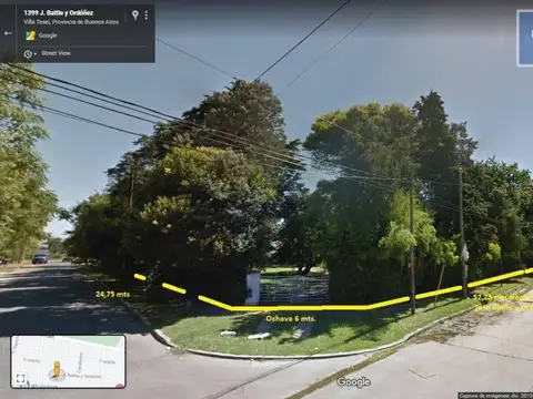 Lote 324 m2  en venta, zona residencial mixta de Villa Tesei