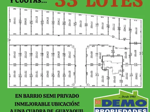 Venta Terreno en Pablo Nogues