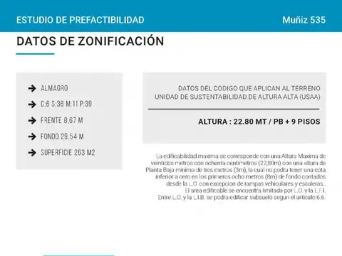 Terreno en Venta de 263,0 m2