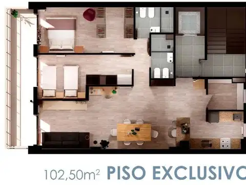 Departamento en Venta de 2 dormitorios