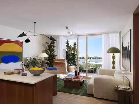 Departamento 2 ambientes con 1 baño