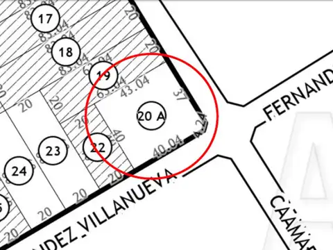 Terreno en Venta de 1717,0 m2