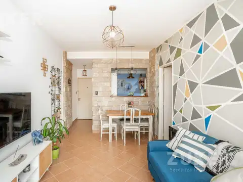 Departamento 3 ambientes con 1 baño