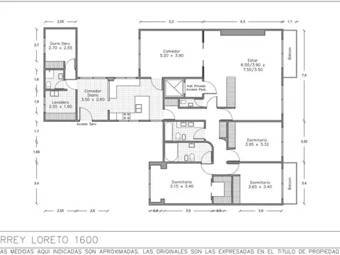 Departamento en Venta de 5 ambientes