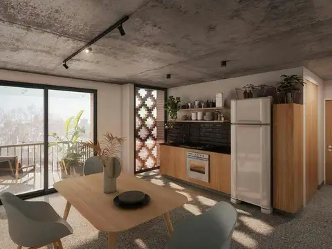 Departamento Monoambiente con 1 baño