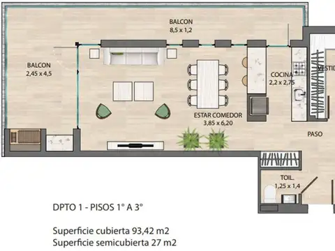 Departamento en Venta A Estrenar