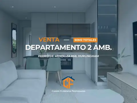 DEPARTAMENTO 2 AMBIENTES A ESTRENAR EN HURLINGHAM