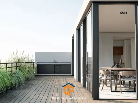 Departamento 2 ambientes con 1 baño