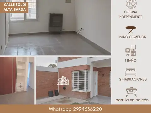 Departamento 2 dormitorios en alquiler - Alta Barda - Neuquén