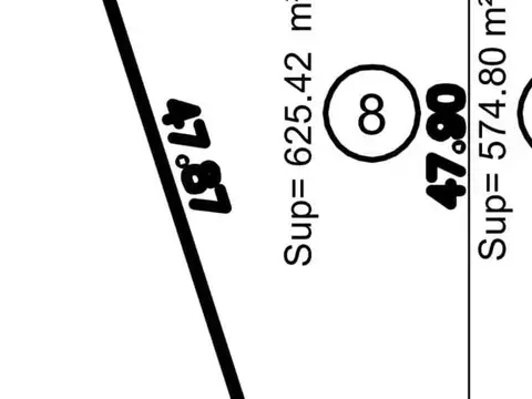 Terreno en Venta de 625,0 m2