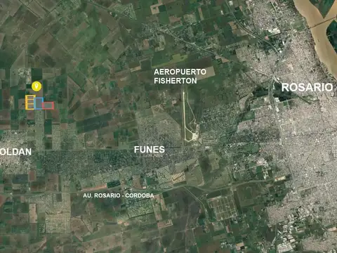 Campo en  A012 Roldán