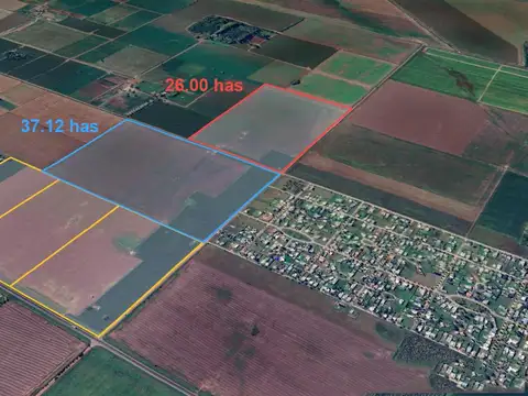 Campo en  A012 Roldán
