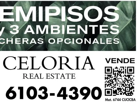 Departamento en Venta de 1 dormitorio