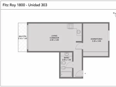 Fitz Roy 1800 , Piso 3