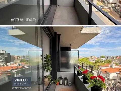 Departamento 2 ambientes en venta en Tigre centro a estrenar