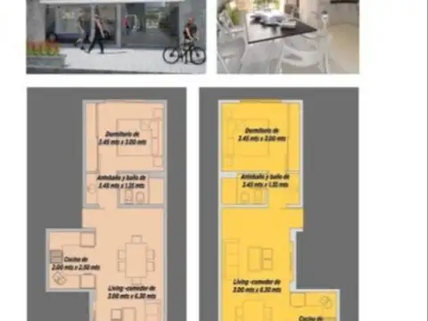 Departamento en Venta de 1 dormitorio