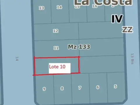 Venta Dos Lotes en Mar del tuyú