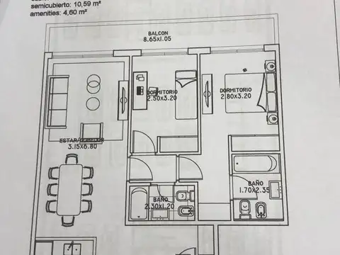 Departamento en Venta en Belgrano, USD 279.000