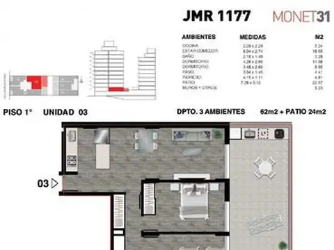 Juan Manuel de Rosas 1177 | Juan M de Rosas 1100