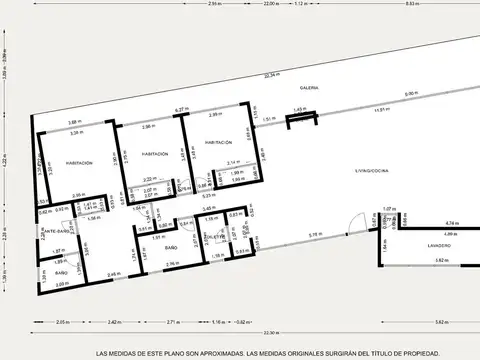 Casa 4 ambientes con 2 baños