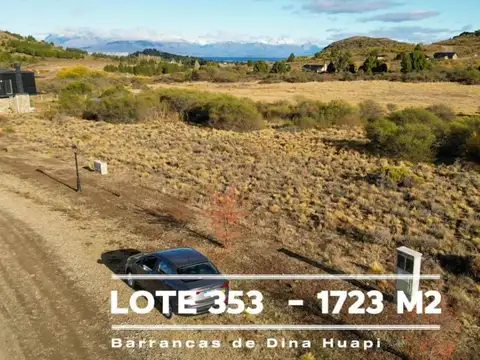 Terreno en venta - 1723mts2 - Dina Huapi, Rio Negro