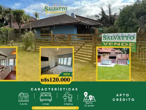 CHALET DE 5 AMBIENTES LINDERO AL BOSQUE PERALTA RAMOS CON GRAN LOTE PROPIO EXCELENTE ESTADO!