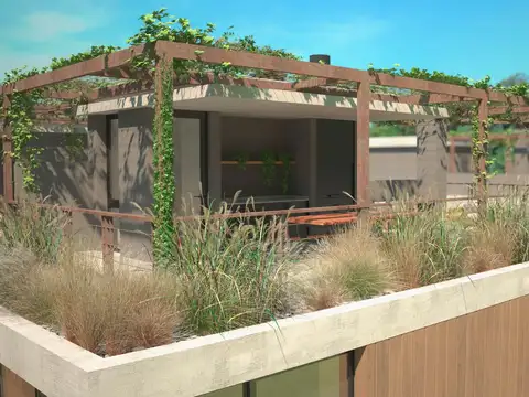 Departamento 3 ambientes con toilette y jardin Pacheco Central