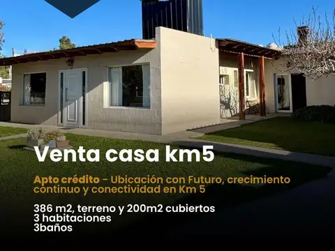Casa en Venta, Apta Crédito, Ubicación con Futuro y Conectividad Km5