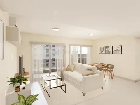 Departamento 2 ambientes con 1 baño