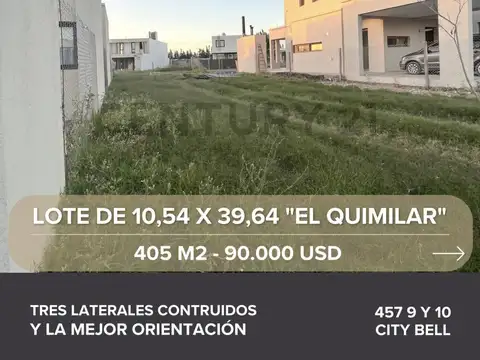 Lote en venta en Barrio El Quimilar, City Bell